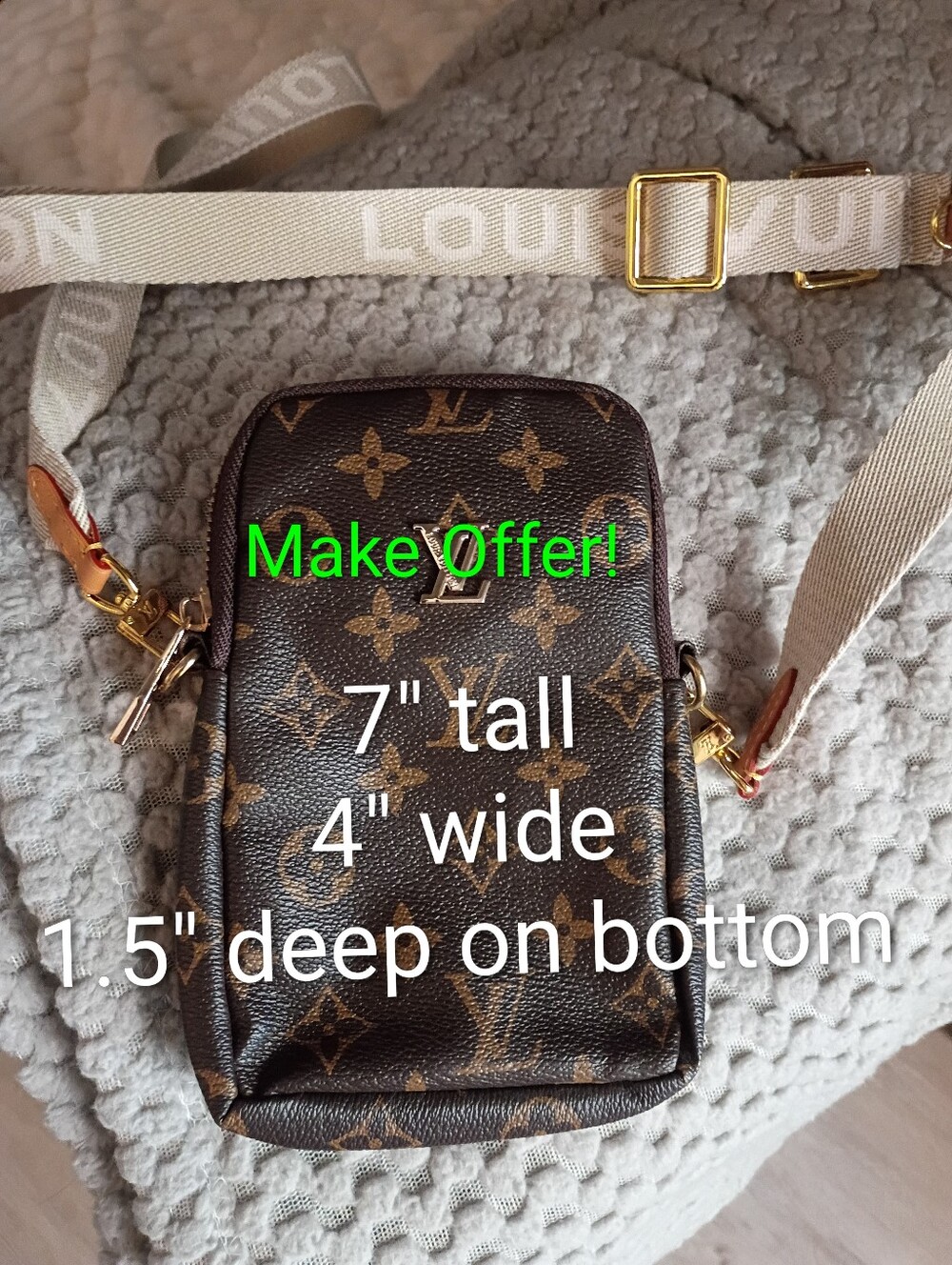 🔥Designer Inspired Monogram Crossbody